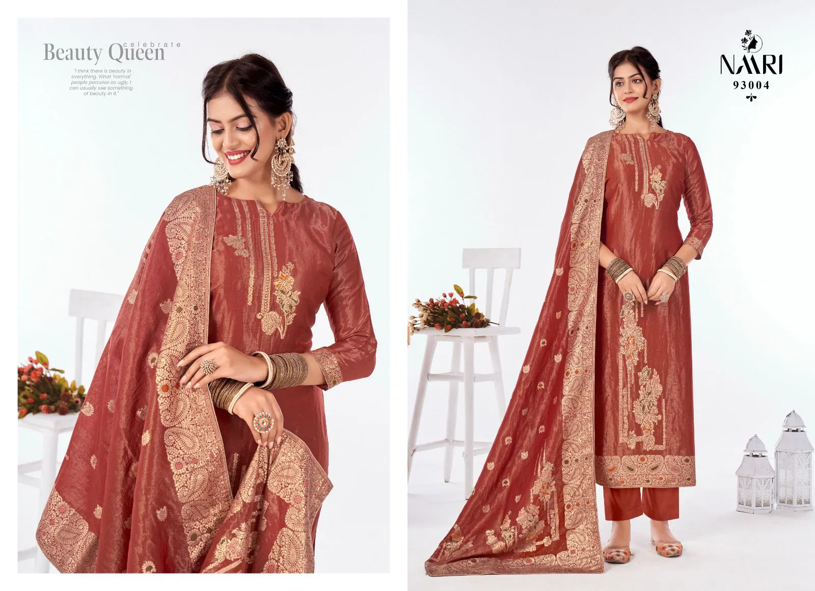 Nusarat By Naari Simer Jacquard Designer Salwar Suits Wholesale Price In Surat